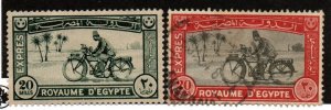 Egypt E1 Mint Hinged & E2 Used
