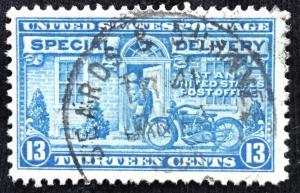 US #E17 Used CDS Single Motorcycle Delivery