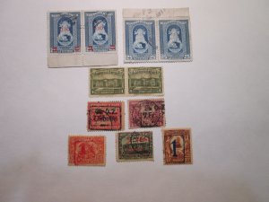 HAITI DOUBLE STAMPS LOT and DOUBLE / SINGLE OVERCHARGE LOT. UNIQUE IN HIPSTAMP