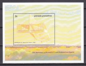 Grenada, Gr., Scott cat. 1497. Zepplin Z4 s/sheet.