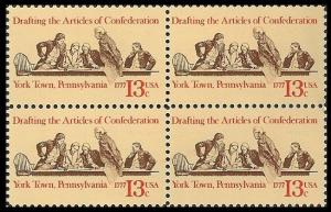 US 1726 Articles of Confederation 13c block (4 stamps) MNH 1977