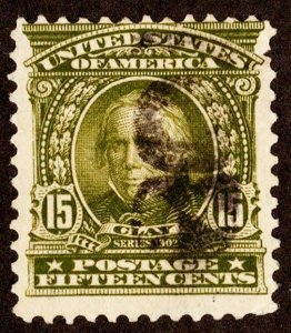 United States Scott 309 Used.