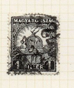 Hungary 1926 Early Issue Fine Used 1f. NW-175989