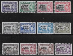 Tristan da Cunha Scott #'s 1 - 12 MNH