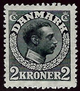 Denmark SC#133 Mint F-VF thin spot SCV$150.00....Worth a Close Look!