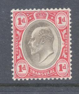 Transvaal Sc 269 1904 1d Edward VII stamp mint