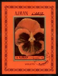 Ajman 1972 Violets CTO