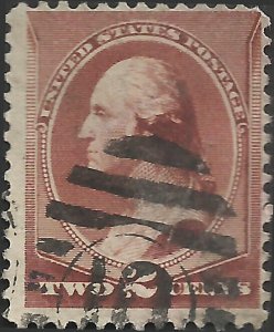 # 210 Red Brown Used George Washington