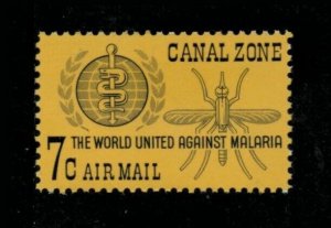 Canal Zone 1962 - Air Mail, World Against Malaria - Individual stamp - C33 - MNH