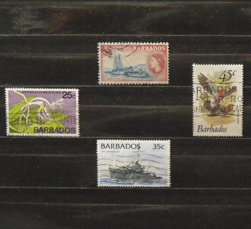 5433   Barbados   Used # 239, 405, 505, 876              CV$ 4.00