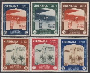 Italy Cirenaica n.93-98 - Arte Coloniale - MH*