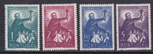 Portugal Scott 753-756, 1952 St. Francis,  VF MNH. Scott $79