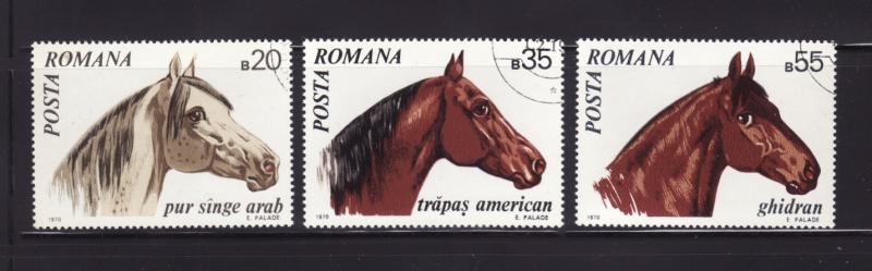 Romania 2209-2211 U Animals, Horses