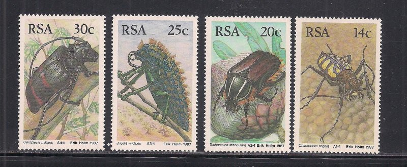 SOUTH AFRICA SC# 690-93 FVF/MNH  1987