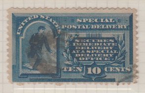 U.S. Scott #E1 Special Delivery Stamp - Used Single