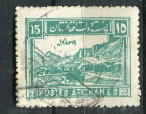 AFGHANISTAN; 1930s early pictorial issue used 15p. value