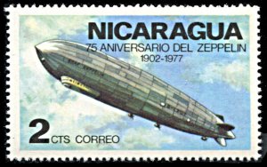 Nicaragua 1046, MNH, 75th Anniversary of the Zeppelin