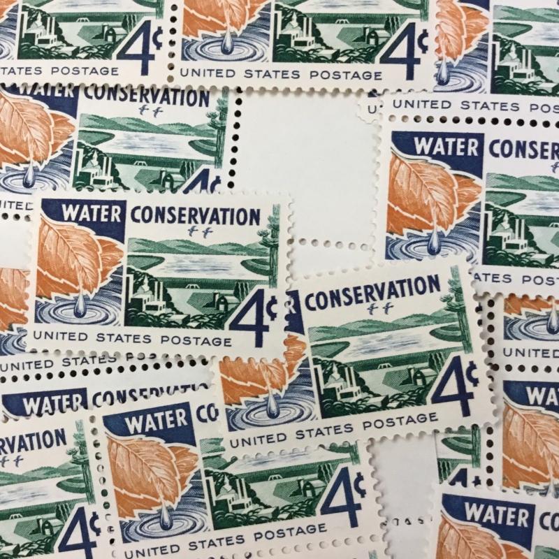 US 1150   Water Conservation.   MNH 100 4 cent single stamps.  1960.