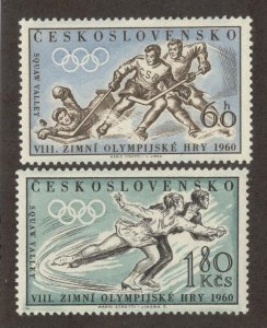 CZECHOSLOVAKIA SC# 965-6 F-VF LH 1960