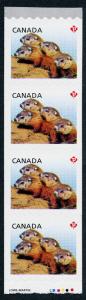 Canada 2604i Starter Coil Strip MNH Baby Woodchucks