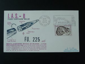 space cover belgian rocket Centaure French Guiana 11/09/1974