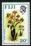 Fiji 1971-72 Birds & Flowers 30c (Dendrobium gordonii...