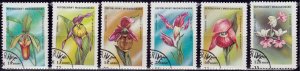 Madagascar, 1993, Orchids, Flora, sc#1570-75, used/CTO*