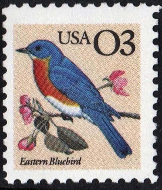 SC#2478 3¢ Eastern Bluebird Single (1991) MNH