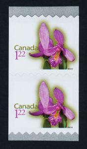 Canada 2359 coil pair MNH Rose Pogonia Flower