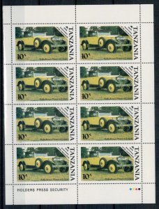 Tanzania 1986 MNH Stamps Mini Sheet Scott 265 Old Cars