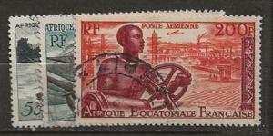 willmer. French Equatorial Africa C39-C41 [U]