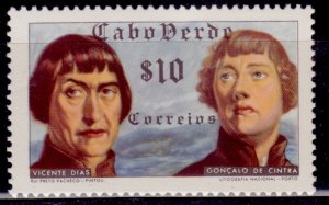 Cape Verde, 1952, V. Dias and G. de Cintra, 10c, sc#278, MLH