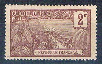 Guadeloupe 55 MLH Harbor at Basse Terre 1905 (G0334)+