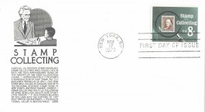 1972 FDC, #1474, 8c Stamp Collecting, Anderson