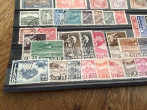 Iceland Island used  mixed stamps A12290