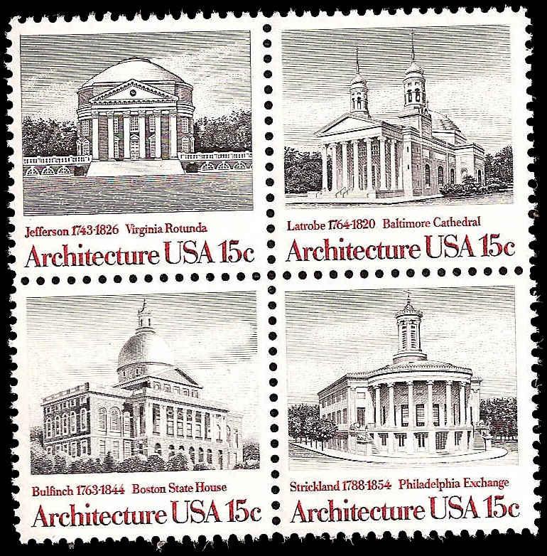 # 1779-1782 MNT NEVER HINGED AMERICAN ARCHITECTURE