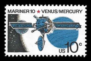 PCBstamps   US #1557 10c Space Mariner 10, MNH, (20)