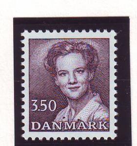 Denmark Sc 713 1985 3.50 kr dark violet Queen stamp mint NH