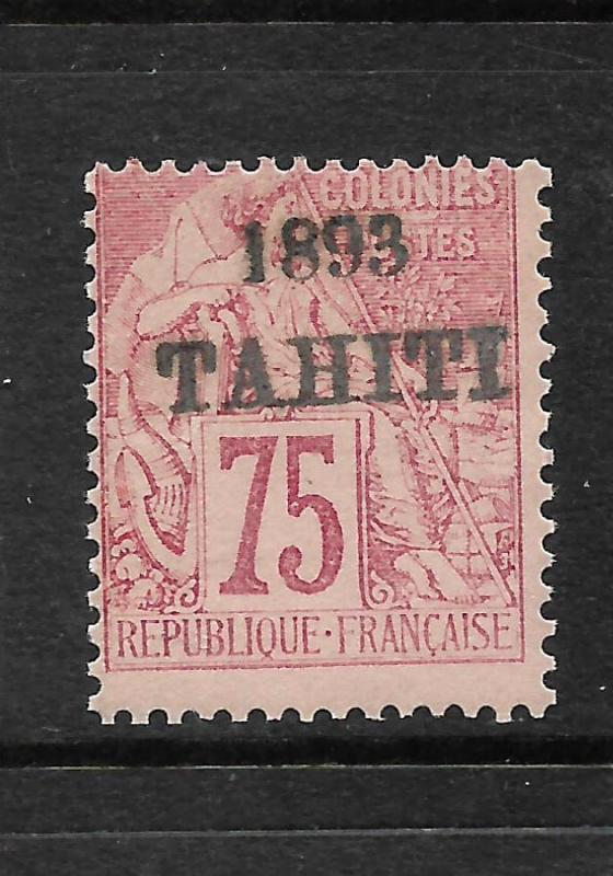 TAHITI  1893  75c  MOUCHON   MLH     SG 42