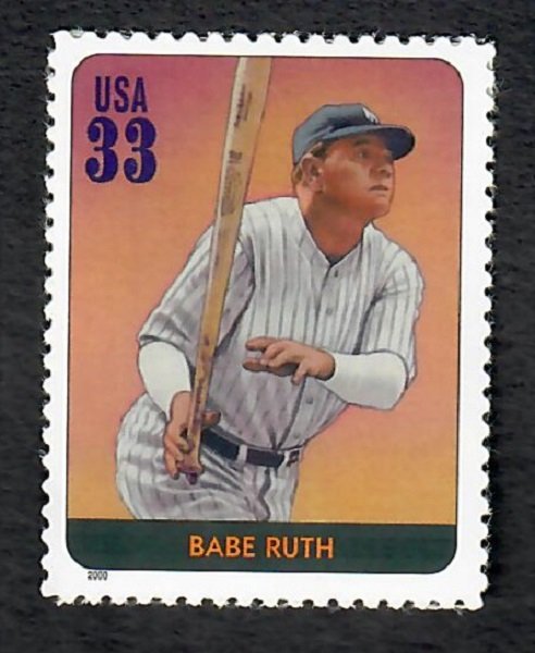 3408h Babe Ruth Legends of Baseball MNH single