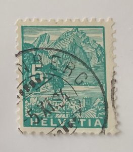 Switzerland 1934 Scott 220 used - 5c, Mt Pilatus