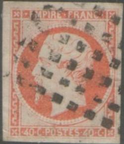France 40c orange SG64 nice used