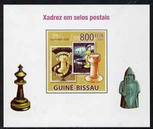 Guinea - Bissau 2009 Chess on Stamps #05 individual imper...