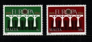 MALTA SG736/7 1984 EUROPA MNH