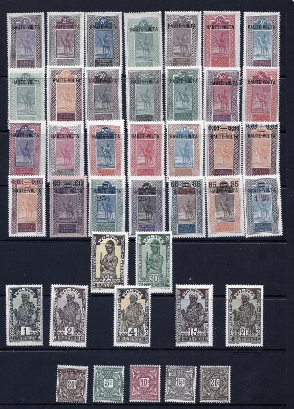 UPPER VOLTA-HAUTE VOLTA 1920-28 Unused scv $37.60 Less 50%=$18.80