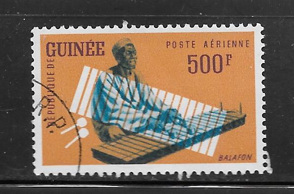 Guinea #C34 Airmail CTO.