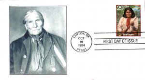 #2869m Geronimo Heritage FDC