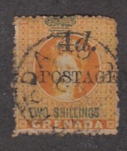 Grenada # 32, Queen Victoria, Used, 1/3 Cat.