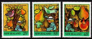 NEUSEELAND NEW ZEALAND [1986] MiNr 0971-73 ( **/mnh ) Pflanzen