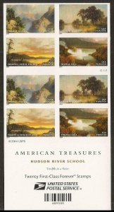 US 4920d Hudson River School imperf NDC booklet (20 stamps) MNH 2014